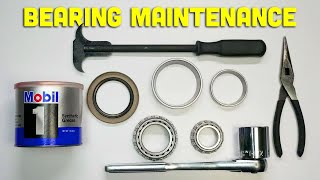 How to Repack Trailer Wheel Bearings Start to Finish [upl. by Hanson]