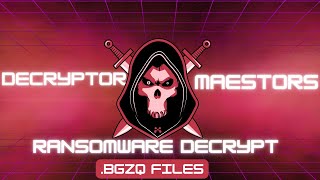 Bgzq File Virus Ransomware Bgzq  Removal and Decrypt Bgzq Files [upl. by Eedyaj]