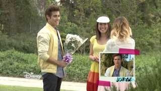 Violetta saison 3  Les coulisses  Violetta et León [upl. by Yenttirb]