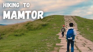 A Climb to the top of Mam Tor Walk  Hike to Mam Tor The Peak District Derbyshire [upl. by Aveline]