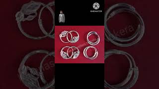 silver waliyan design chandi ki waliyan design silver earrings design waliyan shorts [upl. by Worra345]