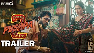 Pushpa 2 The Rule Trailer  Allu Arjun Sreeleela  Sukumar  Rashmika  Fahadh Faasil  DSP [upl. by Ayotl]