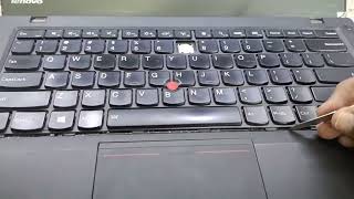 Lenovo Thinkpad T440s keyboard Replacement  Lenovo t440s  disassembly  teardown  keyboard replac [upl. by Arvy]