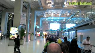 Getting through Suvarnabhumi BKK Airport Immigration Quickly [upl. by Nylecoj]