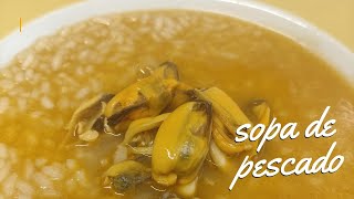 Sopa de pescado con Thermomix [upl. by Atinnor]