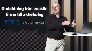 Ombildning från enskild firma till aktiebolag  Onlineutbildning [upl. by Delos]