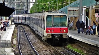 DenfertRochereau  Métro de Paris ligne 4 et 6  RER B RatpSNCF [upl. by Gnirol319]