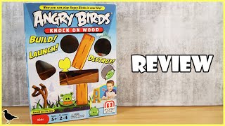 Angry Birds Knock On Wood Board Game Review  Board Game Night [upl. by Burdelle778]