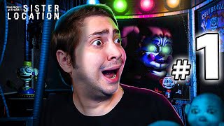 alanzoka jogando Five Nights at Freddys Sister Location  1 [upl. by Farhi]