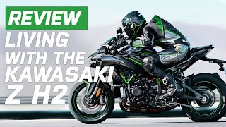 Living With The 2020 Kawasaki Z H2  Real World Review  Visordowncom [upl. by Emlin]