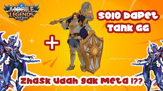 SOLO RANK DAPAT TANK GG   PAKAI ZHASK YANG UDAH GAK META LAGI  Mobile Legend Game Terbaik [upl. by Bordy336]