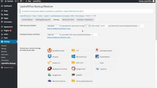 UpdraftPlus  How to Schedule backups [upl. by Notsew]