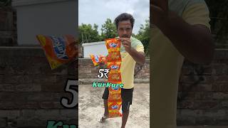 5₹ Vs 20₹ Kurkure Compare weight test Bengali mini blog shorts 😂 [upl. by Akvir58]