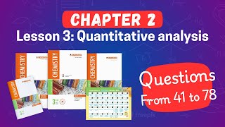 Chem sec 3  ELMOASSER  chapter 2 lesson 3 Quantitative analysis part 2 [upl. by Marje]