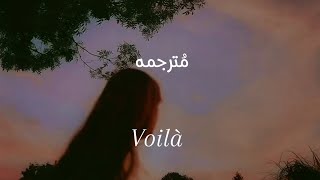 Barbara Pravi  Voilà Lyrics without music مُترجمة بدون موسيقى [upl. by Lleroj]