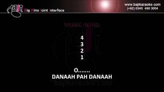 Dana Pa Dana Version 2  Video Karaoke Lyrics  Shazia Khushk Bajikaraoke [upl. by Donn]