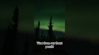 Lights in Alaska alaska northernlights moon [upl. by Puttergill]