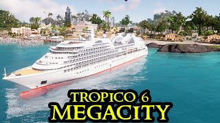 TOURIST INDUSTRY  Tropico 6 MEGACITY 17  Fresh Start City Builder ALL DLCs Strategy [upl. by Omik]