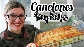 CANELONES DE CARNE FACILES DE HACER con Bechamel de Boletus [upl. by Mcevoy]