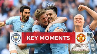 Manchester City v Manchester United  Key Moments  Final  Emirates FA Cup 202223 [upl. by Rior853]