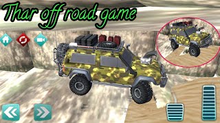 Thar off road game  Thar off road game android  hdmostgamer 🙏 [upl. by Reivazx]