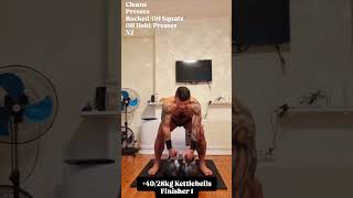 Offset Kettlebell Strength Complex 4028kg kettlebell strengthtraining [upl. by Holmun82]