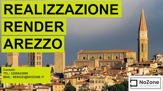 REALIZZAZIONE RENDER AREZZO  FOTOINSERIMENTI [upl. by Apurk]