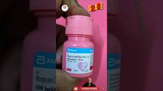 GTN Sorbitrate cr 26 in Hindi  Nitroglycerin 26 tablet  Medicines to prevent heart attack [upl. by Annair584]