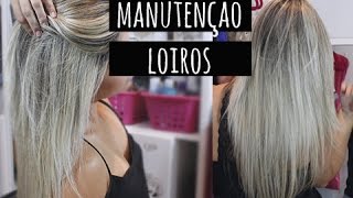 Como manter a cor do Loiro Por Tatiana Lobo [upl. by Pietje198]