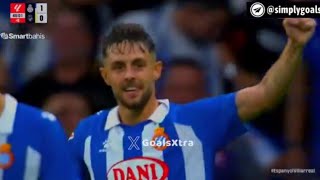 Jofre Carreras Goal Espanyol Vs Villarreal 10 All Goals Results Extended Highlights [upl. by Levitan206]