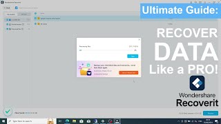 How to Recover Data with WonderShare Recoverit Data Recovery Software [upl. by Eldoree]
