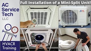 How to Install Multi Zone Mini Split System CooperampHunter 2020 [upl. by Irvine]