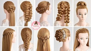 10 PEINADOS FACILES para ESTE 2024  Easy hairstyles [upl. by Laurin]