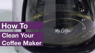 How to Clean Mr Coffee® Coffee Makers [upl. by Opalina379]