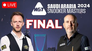 Judd Trump vs Mark J William  Saudia Arabia Snooker Masters 2024  Final [upl. by Merrick]