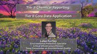 3  Tier II Chemical Reporting Tier 2 Core Data Application [upl. by Carlstrom563]