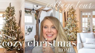 Cozy Cottage Christmas Tour  Decor Details  Christmas Inspiration 2022 [upl. by Anielram]