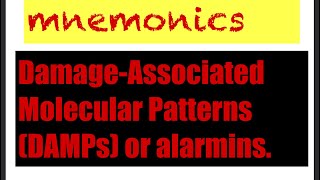 DamageAssociated Molecular Patterns DAMPs or Alarmins [upl. by Aihsital]