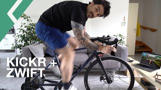 Jai acheté un KICKR Core pour rouler sur Zwift pendant le confinement [upl. by Webber]