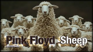 Pink Floyd  Sheep 2024 AI Visuals [upl. by Alyda]