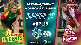 BPL19  Round 17  Tasmania Tridents v Moreton Bay Pirates [upl. by Akcira]