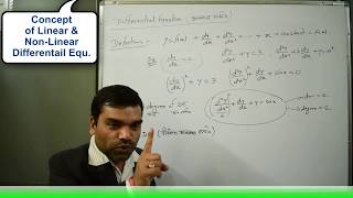 Concept of Differential Equation II Order amp Degree of DE in HindiLecture 1 [upl. by Drauode]