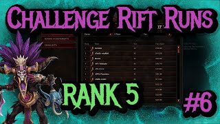 Diablo 3 Season 30 Challenge Rift Runs Part 6 Rank 5 Witchdoctor [upl. by Stanislaus]