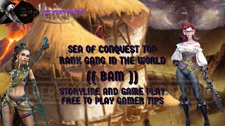 SEA OF CONQUEST®️ TOP🩶 3ed GANG in the world  Tips for Free to play players amp MORE ‼️ [upl. by Milson752]