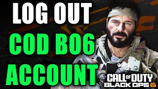 How To LOG OUT of COD Black Ops 6 Account on PS4 PS5 Xbox PC  Easy Guide [upl. by Sharla]