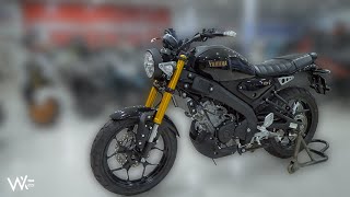 Yamaha XSR 155 2023 Metallic Black Elegance  Walkaround [upl. by Arima]