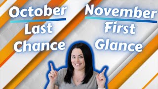 October Last Chance November First Glance [upl. by Leventhal344]