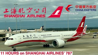 SHANGHAI AIRLINES 7879 Economy from Melbourne to Shanghai [upl. by Eillah743]