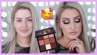 HUDA BEAUTY MAUVE OBSESSIONS PALETTE TUTORIAL amp FIRST IMPRESSIONS [upl. by Eila376]