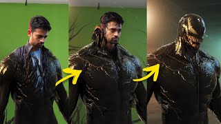 How I Transformed into VENOM using VFX [upl. by Ahsemit]